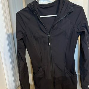 Lululemon reversible black zip up lightweight jacket